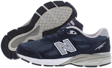 New Balance 990 NB3 PS Boys Shoes Size 11, Color: Navy Blue/White - 4