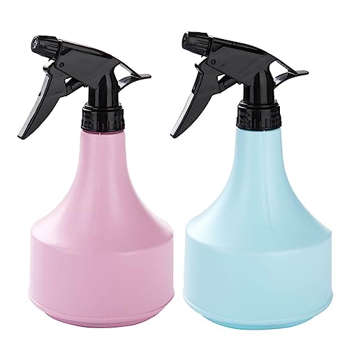 minkissy 2pcs Vinegar Spray Bottle Fine Mist Sprayer Atomiser for Plants Squirty Bottles Hand Pressure Sprayer Eco-friendly Random Colors