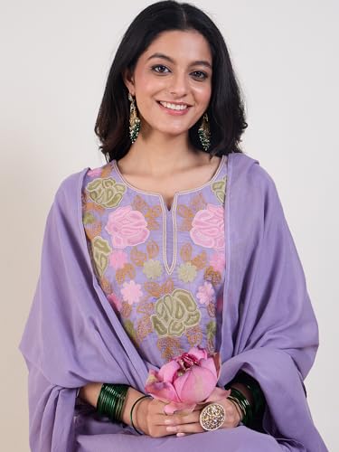 Image of INDO ERA Women Pure Cotton Kurta Set with Dupatta | Festive Suit Set, 11960