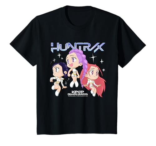 KPOP Demon Hunters Huntrix Chibi Group Camiseta