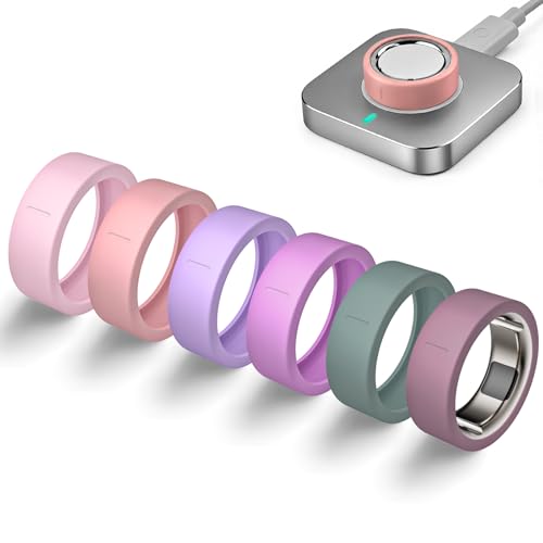 �����^�J�o�[ Oura Ring Gen 4/4 �Z���~�b�N/Oura Ring Gen 3�J�o�[�ɑΉ� ���h�~ �V���R�� �X�}�[�g�����O�A�N�Z�T���[�v���e�N�^�[ RingConn Gen 2/2 Air/ULTRAHUMAN�p ���f�B�[�X �����Y 6�p�b