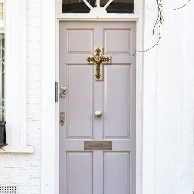 Miniatura 2 de Cruz de pared religiosa, decoración de pared cristiana, decoración de pared de cruces