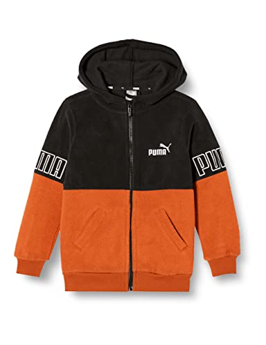 [プーマ] フリース パーカー ブルゾン POWER ウィンタライズフーデッドジャケット672678 キッズ 22年秋冬カラー ウォーム チェスナット(64) 120