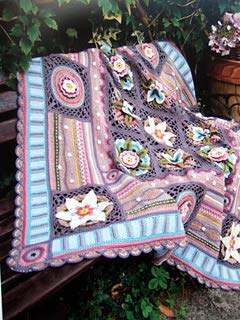 Paperback Bohemian Blooms: Crochet Blanket Book