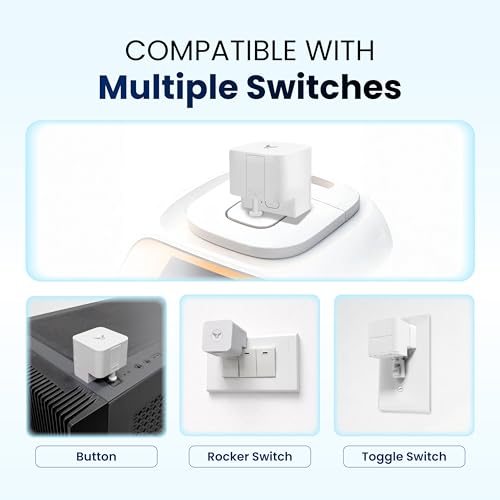 Osprey.Life Smart Fingerbot (WiFi Gateway Included), Supports Toggle/Button/Rocker Switch, Remote Control from Anywhere, Alexa & Google Compatible, IFTTT, 2.4GHz Wi-Fi, White - Image 3