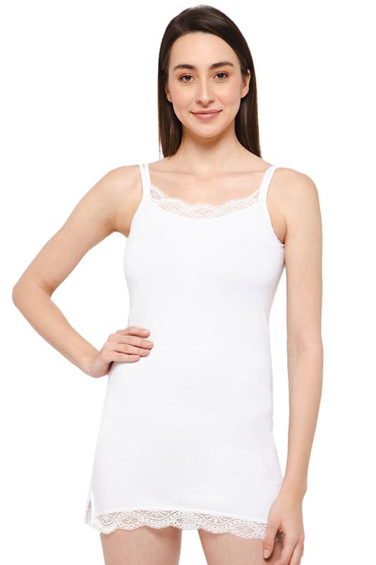 Intimacy Cotton Kurta Slip for Women Thin Straps, Everyday Wear Slip for Women Long Slip for Kurta