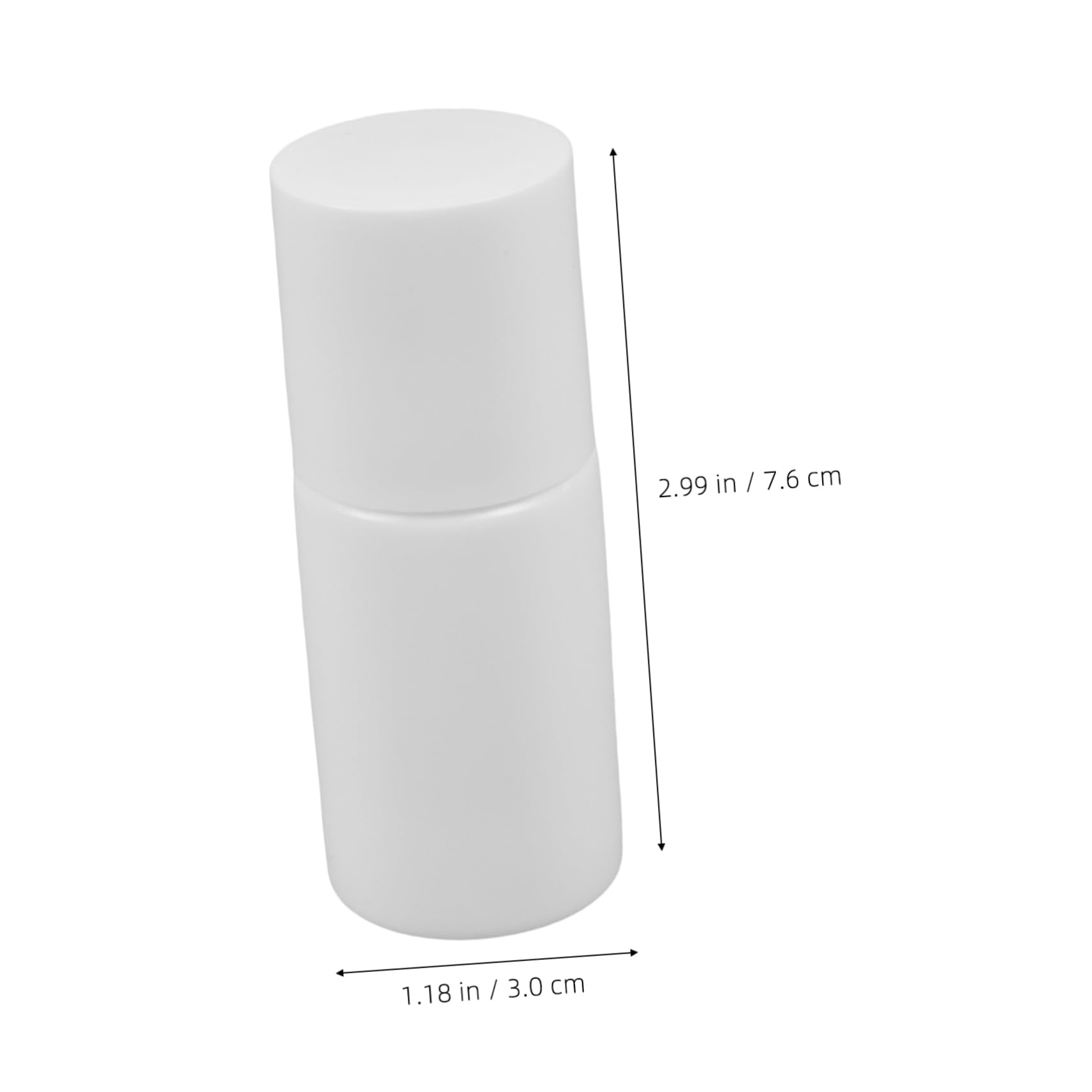 HEALLILY 6 flaconi vuoti con applicatore in spugna per liquidi, riutilizzabili, colla e per capelli, design compatto, ideale per viaggi, applicazione uniforme con plastica