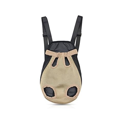PETCUTE Dog Backpack Carrier Pet Carrier Dog Travel Carrier for small medium dogs legs out design Cover
