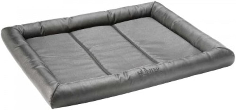 HUNTER Vermont Heavy Duty and Stain Resistant Polyester Padded Dog Mat, 70 x 50 cm, Black