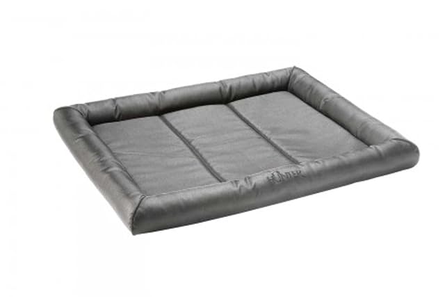 HUNTER Vermont - Alfombra Acolchada para Perro (poliéster, Resistente a Las Manchas, 70 x 50 cm), Color Gris