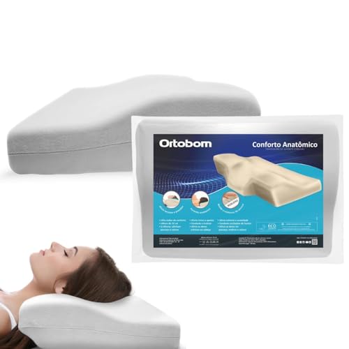 Travesseiro Nasa Ortopédico Anatômico Ergonômico Cervical