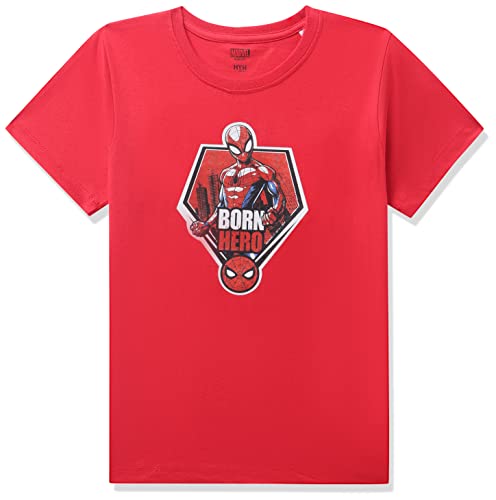 Image of Marvel Boys Cotton Round Neck T-Shirt