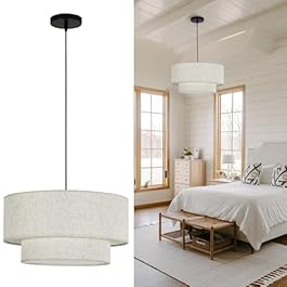 Drum Pendant Light 18″...
