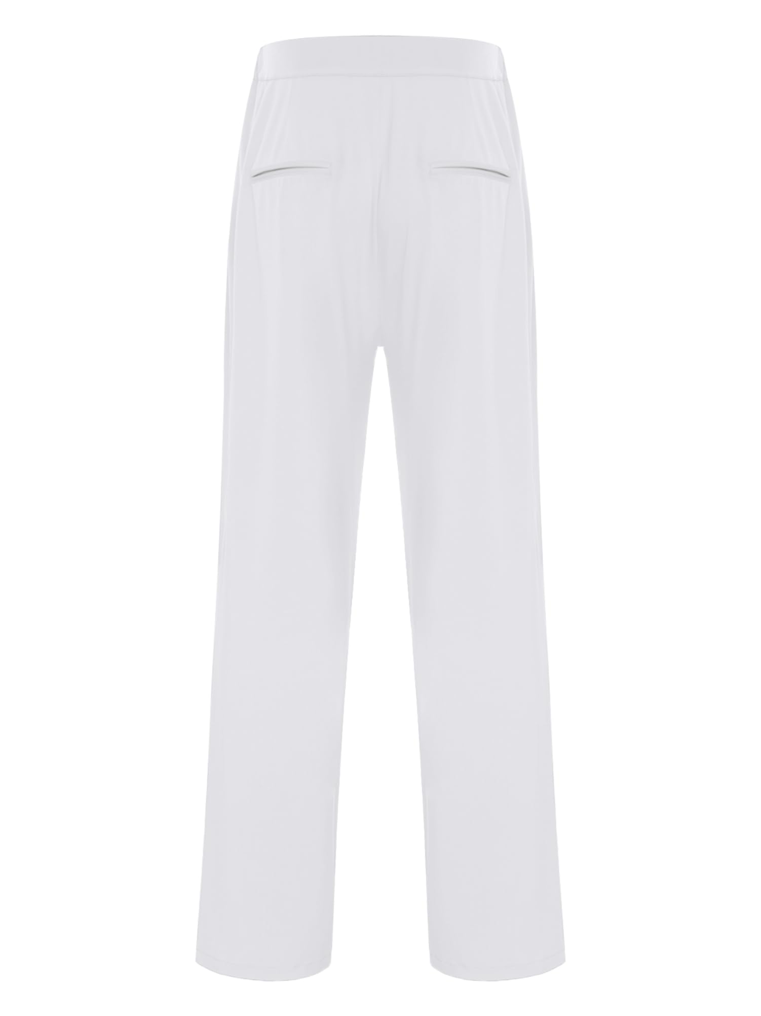 CHICTRY Homme Latin Pantalon de Danse de Salon Pantalon Droit Ample Salsa Rumba Tango Ballet Costume de Danse Moderne M-3XL