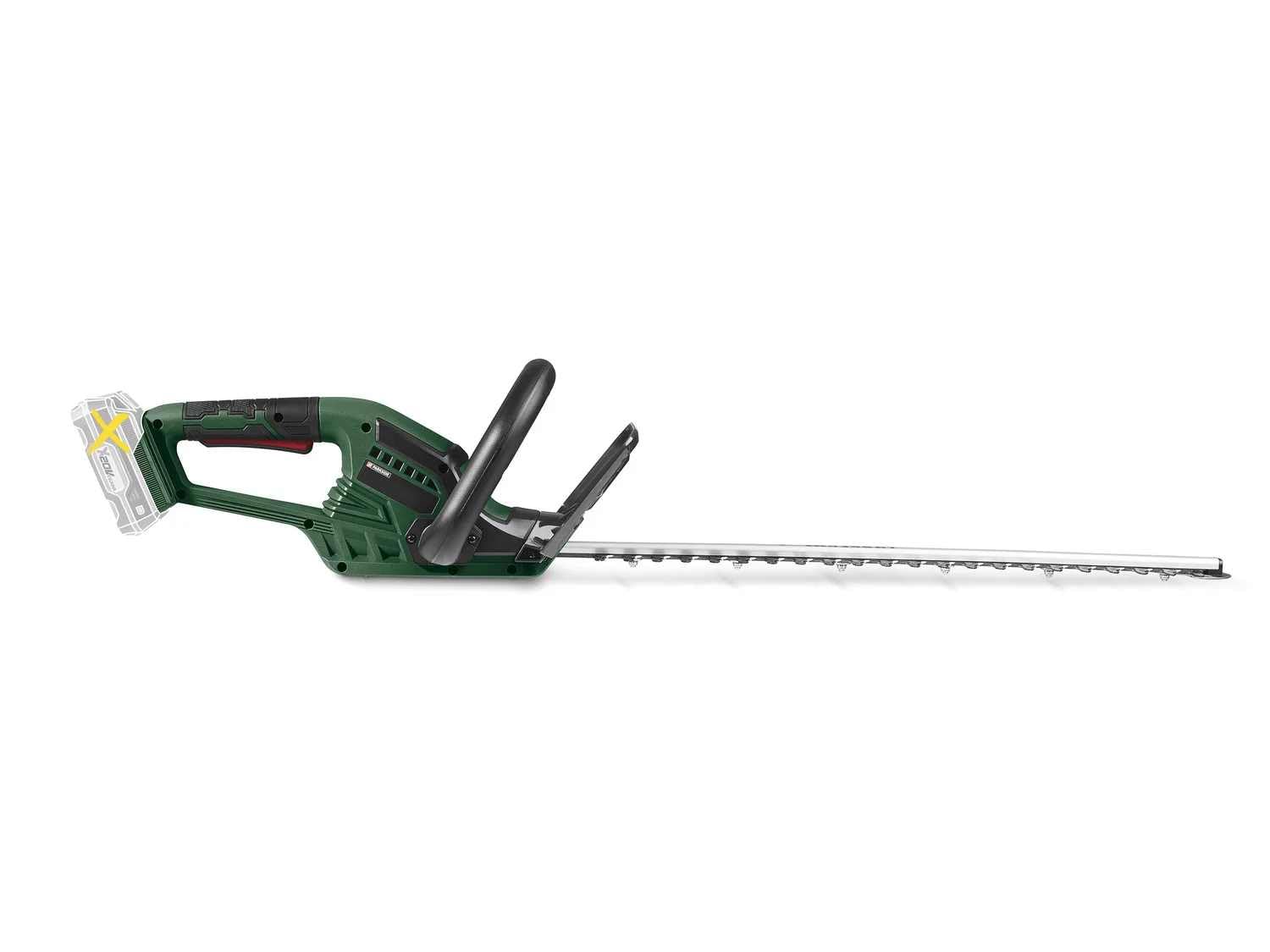 PARKSIDE Cortasetos a batería PHSA 20-Li con cuchillo corte láser, suspensión integrada (sin batería/cargador) compatible con X20V