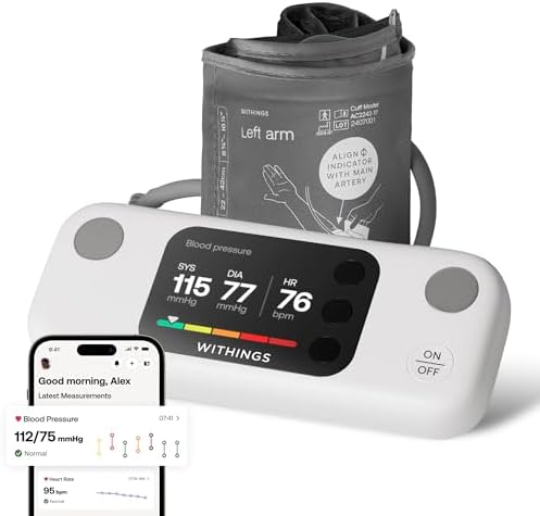 Withings BPM Vision Smart Blood Pressure Monitor | Heart Rate Mon...