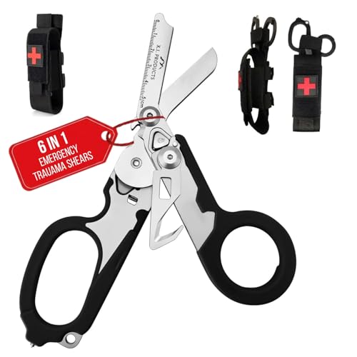 Multifunctional Foldable Trauma Shears With Holster Perfect For EMTs