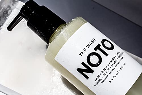 NOTO Botanics - The Wash (Face + Hands + Body + Hair) | Clean, Natural, Non-Toxic Beauty (8.4 fl oz | 248 ml)