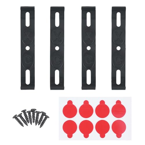 Xijobido Soporte para matrícula sin Marco, Marco para matrícula | Marco de matrícula sin Marco Resistente a la Intemperie de 4 Piezas | Marco de Etiquetas para automóviles para Etiquetas Delanteras y