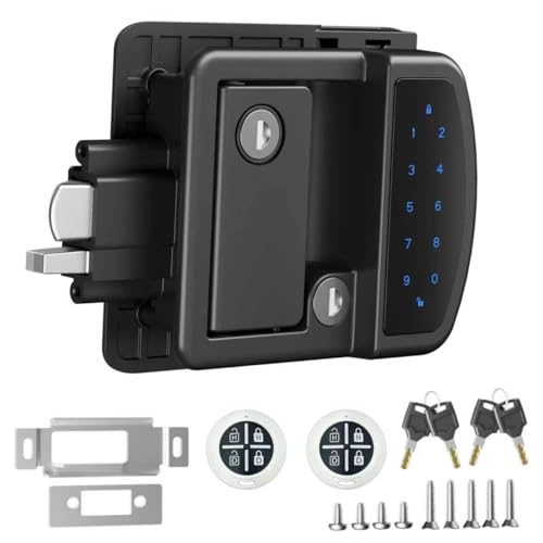 Image of RV Door Lock Replacement, All-Metal Smart Keyless Entry Camper Door Lock | All-Metal RV Door Lock with Keyless Entry, 4 Unlock Ways: Keypad, Bluetooth, Remote & Keys