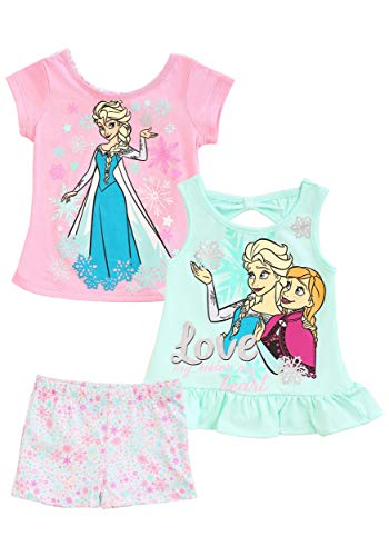 Disney Toddler Girls' Frozen 3 Piece Short Set