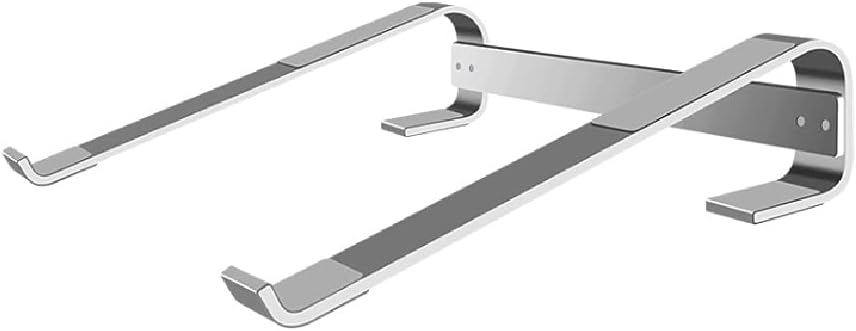 Laptop Cooling Notebook Cooling Bracket Aluminum Alloy Notebook Stand Ergonomic Computer Stand Notebook Metal Stand Lifter Radiator Base Notebook Cooler Radiator (Color : Silver, Size : Short