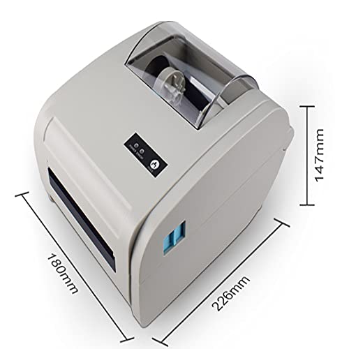 Stampante per etichette, Macchina da stampa termica portatile con indicatore luminoso, Carta di prova automatica, Posizionamento accurato delle misurazioni, Stampa ad alta velocità per codici a barre