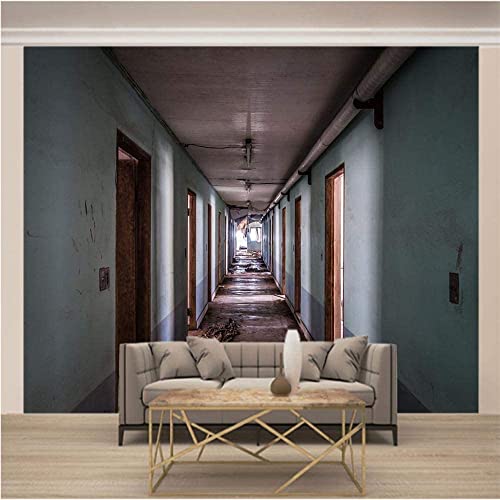 Papier Peint Photo Mural 3D pour Salon Industriel - Grand Trompe-l'œil 300x208 cm