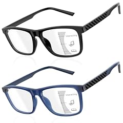 Black+grey/2 Pairs/Progressive Lens
