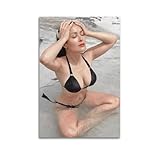 Salma Hayek Wandkunst, Leinwand, ästhetische Musik- und 