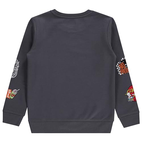 Bart Simpson Boys Crewneck Sweatshirt - Bart, Homer, Lisa and Maggie Simpson Pullover with Embroidered Sleeve Patches2