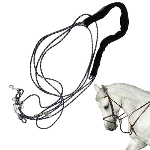 lvifloae Adjustable Horse Training and Lunging Aid Horse Lunging Training Aid Lunge Equipment for Horse Training