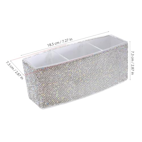 Boîte de rangement rectangulaire à compartiments pour organiser un bureau d'adolescente