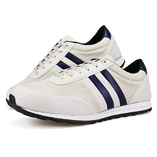 Tênis Casual Neway Masculino Cadarço Branco Marinho Tamanho:41;Cor:Branco;Gênero:Masculino