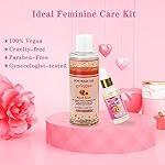 Natural Feminine Wash Yoni Oil Set, Vaginal Wash with Cleaning Factor, Yoni Wash for Women pH Balance,1 fl.oz Peach Feminine Oil & 6.7 fl.oz Intimate Wash - Image 2