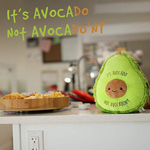 Stuffed Avocado - The Original Its Avocado not AvocaDONT Large Avocados Plush Animals Toy. Avocado Gifts Inspirational Text for Birthdays, Valentines or Christmas. Cute, Fun, Soft & Gift Wrapped - Thumbnail 5