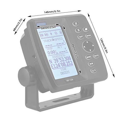Navegador GPS por satélite, LCD de 4,3 polegadas, de navegação GPS/SBAS 2 W, GPS, posicionamento tri