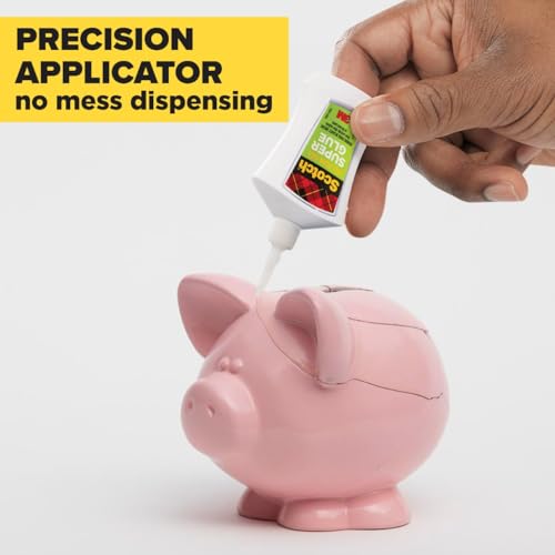 Scotch Super Glue Gel in Precision Applicator, .14 Ounces - image 3