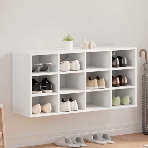 Nqyjm Armario Zapatero 103 x 30 x 51 cm Madera de ingeniería Mueble Zapateros,Zapatero lndependiente para Entrada