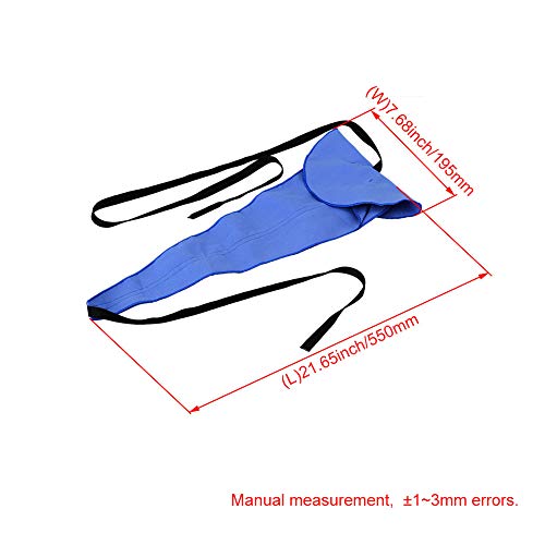 BQLZR Blue Super Soft Alto Tenor Sax Saxophone Body Pull Through Microfiber Material