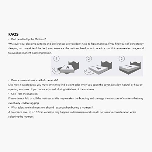 Image of Home Centre Restomax Pro 6 inch Bonnel Spring Mattress 180 x 195 cm, Beige, King (MATTRESS-17)