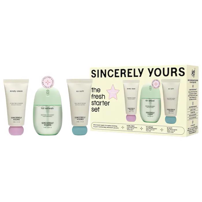 Sincerely Yours Fresh Starter 3 Piece Skincare Set - Limited Edition