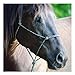 Parelli Horseman's Strong Lightweight Simple Knots Everyday Use UV Resistant Thin Smooth Yachting Braid Polyester Horse Rope Halter with Leather Poppers, Regular, Vaquero