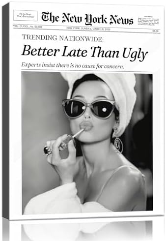 Audrey Hepburn Canvas Wall Art Canvas Wall Print 16x20, Better La...