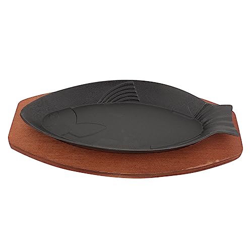 MAGICLULU Cocinando Sartén Para Asar Lámina Sartén Con Tapa Bandejas Parrilla Sartén Antiadherente Cacerola Utensilios De Cocina Sartén Para Cocinar Pescado Sartén Para Hacer Pan No Madera