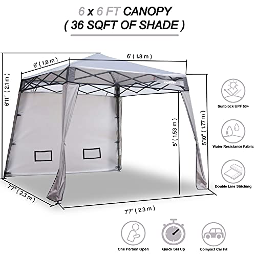 Ezyfast Compact Pop Up Canopy Tent, Collapsible Instant Shelter,Portable Sports Cabana thumb #6