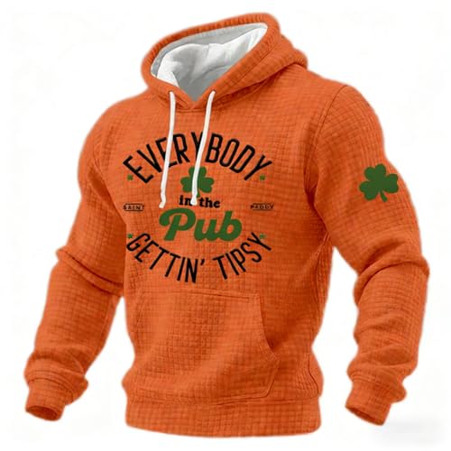 Sudadera deportiva hombre running gimnasio ropa de verano naranja talla XL