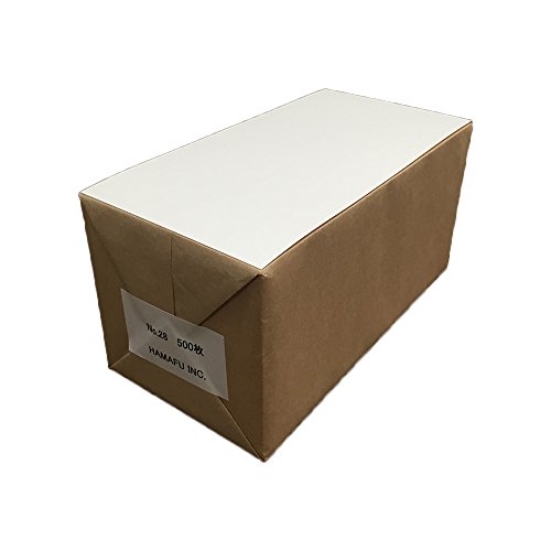 ハガキ 28枚 Amazon | ハマフ No.28 白色 両面無地ハガキ 厚手 縦長 (120x235