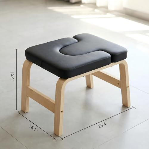 Image of Yoga Headstand Bench, Inversion Chair,Improve Sleep and Stress Relief, Fat Burning and Balance Training, Body Shaping,Ideal for Workout, Fitness and Gym, for Both Beginner and Experience Yogis