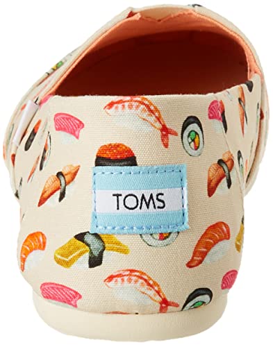 Image of TOMS Women's Alpargata Print Loafer Flat, Sushi Natural, 11